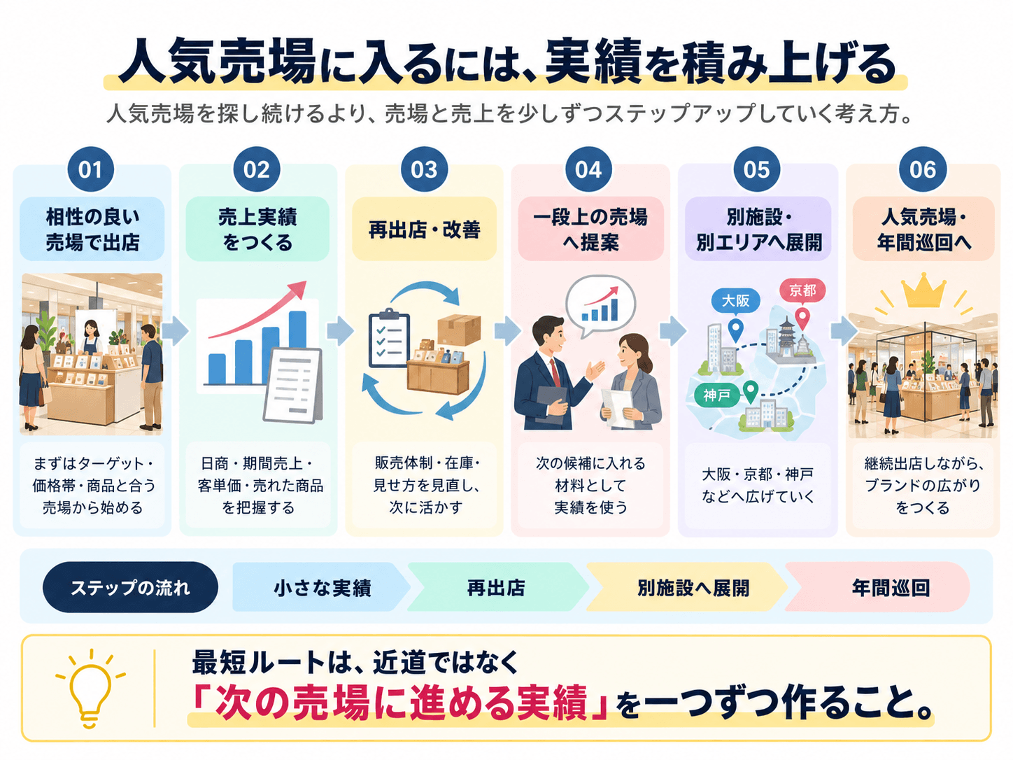 POPUPで実績を積み上げ人気売場へ展開するステップ